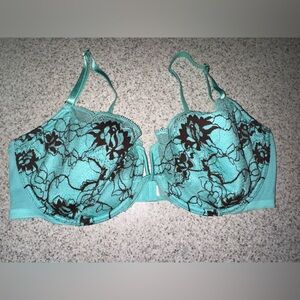 Victoria's Secret Aqua and Brown Very Sexy Pushup Without Padding bra Size 38D